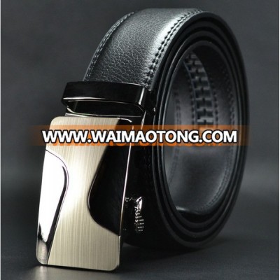 Factory price 3.5cm automatic buckle man genuine leather belts