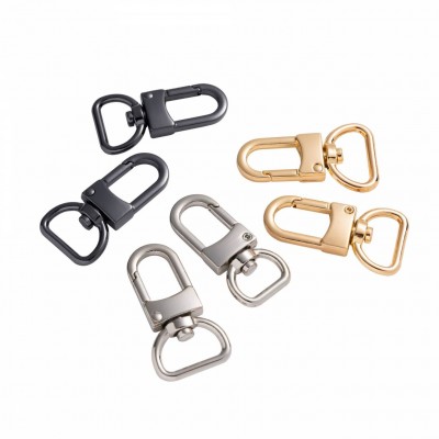 12mm 15mm 20mm Wholesale Luggage Hardware Accessories D Ring Metal Zinc Alloy Clamp Bag Lock Buckles For Diy Bags